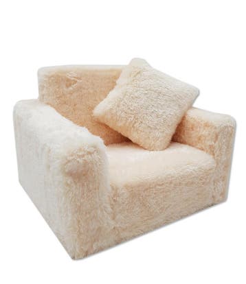 Mini Sofa Kind | Beige | Wasbarehoes | Laatste Stuks!, Kinderen en Baby's, Nieuw, Ophalen of Verzenden, Minder dan 140 cm, Matras