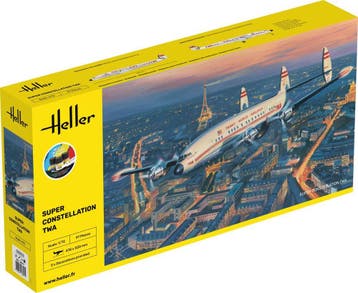 Heller 58391 STARTER KIT Super Constellation TWA Bouwpakket, Verzenden, Nieuw, Overige merken