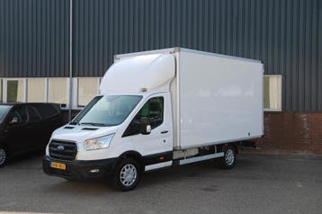 Ford Transit 350 2.0 TDCI Bakwagen / Meubelbak / *LAADKLEP*, Stof, Gebruikt, Euro 6, Wit