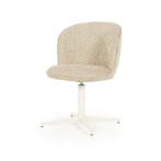 Stoel Molly - Taupe Donna - 96327 - eetkamerstoelen, Nieuw, Stof
