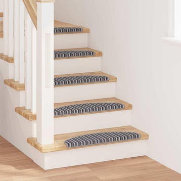 vidaXL Zelfklevende Trapmatten 15 st 65 x 21 x 4 cm Non-Slip, Doe-het-zelf en Verbouw, Ladders en Trappen, Verzenden, Nieuw