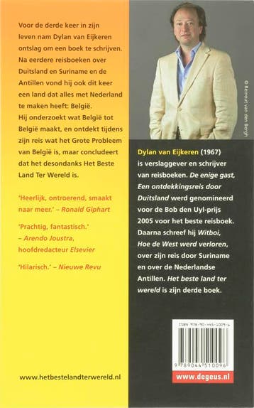 Het beste land ter wereld 9789044510096 D. van Eijkeren, Boeken, Reisgidsen, Verzenden, Gelezen, D. van Eijkeren