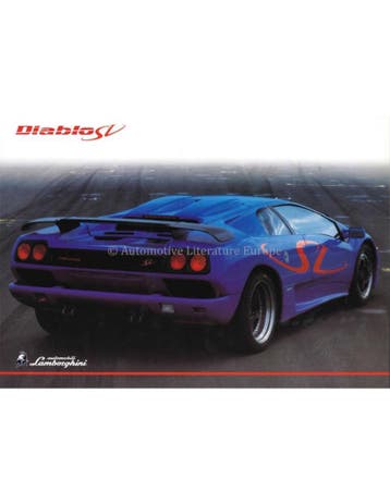 1998 LAMBORGHINI DIABLO PERSMAP, Boeken, Nieuw, Author