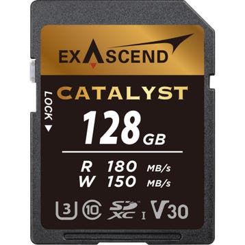 Exascend Catalyst UHS-I SD Card(V30) 128GB, Audio, Tv en Foto, Fotografie | Geheugenkaarten, Ophalen of Verzenden, Nieuw, Overige typen