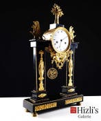 Figurale pendule Empire - Verguld brons - 1800-1850 -