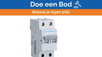 Bieden: Hager MU263A-C63 Dubbele Automatische, Ophalen of Verzenden, Nieuw, Elektra en Verlichting, Zeilboot of Motorboot