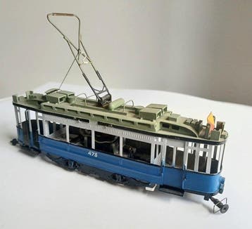 onbekend H0 - Modeltrein motorwagen (1) - Modeltram met, Nieuw
