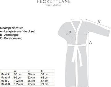 2dekans | Heckettlane Badjas Wafel - Kamerjas voor Dames en, Ophalen of Verzenden, Zo goed als nieuw, Groen
