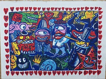 Hervé Di Rosa (1959) - Huwelijksaankondiging & twee