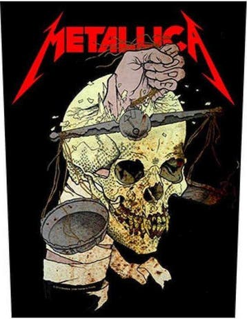 Metallica - Harvester of Sorrow - Rugpatch off. merchandise, Ophalen of Verzenden, Nieuw, Kleding