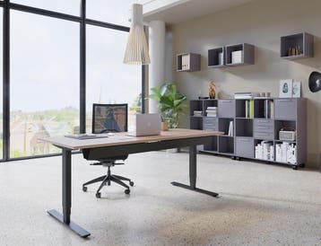 Dencon Delta zit-sta frames opruimprijs!, Vergader- of Presentatieruimte, Ophalen of Verzenden, Nieuw in verpakking, Bureau