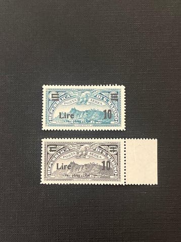 San Marino 1942 - San Marino luchtpostserie uit 1931 met, Gestempeld