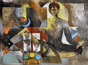 Gopal Sharma - Untitled X, Antiek en Kunst