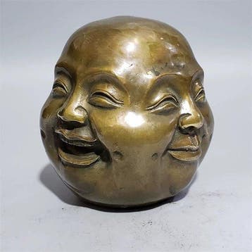 sculptuur, Il Buddha dai quattro volti: gioia, ira, dolore e