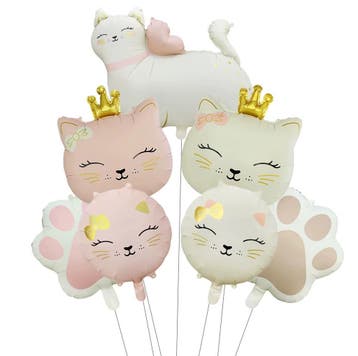 5-delige folie ballon set Sweet Cat, Dieren en Toebehoren, Verzenden, Nieuw
