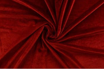 10 meter stretch fluweel - Rood, Hobby en Vrije tijd, Stoffen en Lappen, 120 cm of meer, Ophalen of Verzenden, Polyester, Rood