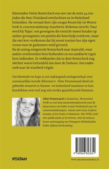 Van kleermaker tot kapo 9789046823651 Aline Pennewaard, Boeken, Verzenden, Zo goed als nieuw, Aline Pennewaard