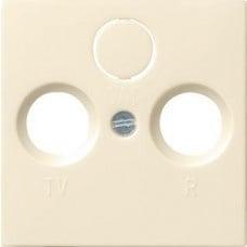 Gira Centraalplaat CAI Wit (creme) 086901, Nieuw, Stopcontact