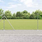 vidaXL Afrasteringspaal Gegalvaniseerd 50 x 1,2 m Staal, Verzenden, Nieuw, IJzer