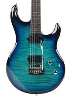 Music Man Luke 4 HH Maple Top Blue Flame 2026 (Instrument), Ophalen of Verzenden, Zo goed als nieuw, Solid body