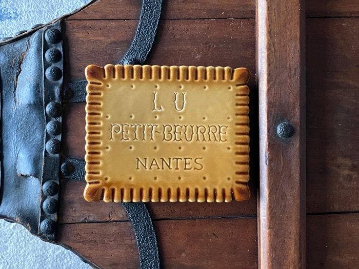 LU Petit Beurre - Jars - Reclamebord - Keramiek, Antiek en Kunst, Antiek | Wandborden en Tegels