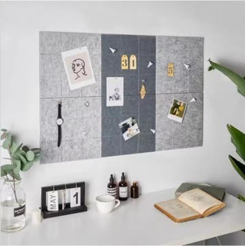 Vilten Prikbord 30×30 cm – Wand Memobord Notities en Foto’s, Huis en Inrichting, Woonaccessoires | Memoborden, Verzenden, Nieuw
