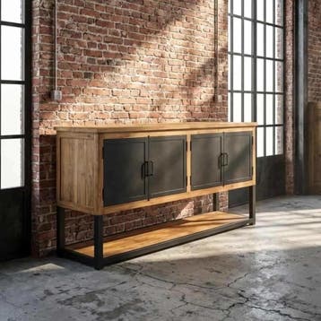 Sidetable Donny | Industrieel | World of Brosi, Ophalen of Verzenden, Nieuw