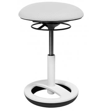 Werkkruk/Verhoogde Bureaustoel | Stof | Wit | Ergonomisch, Verzenden, Nieuw