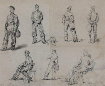 Willem Hendrik van der Nat (1864–1929) - Studies van man