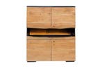 Highboard GRAND ACACIA 120 cm, acaciahout met natuurlijke, Ophalen of Verzenden, Nieuw