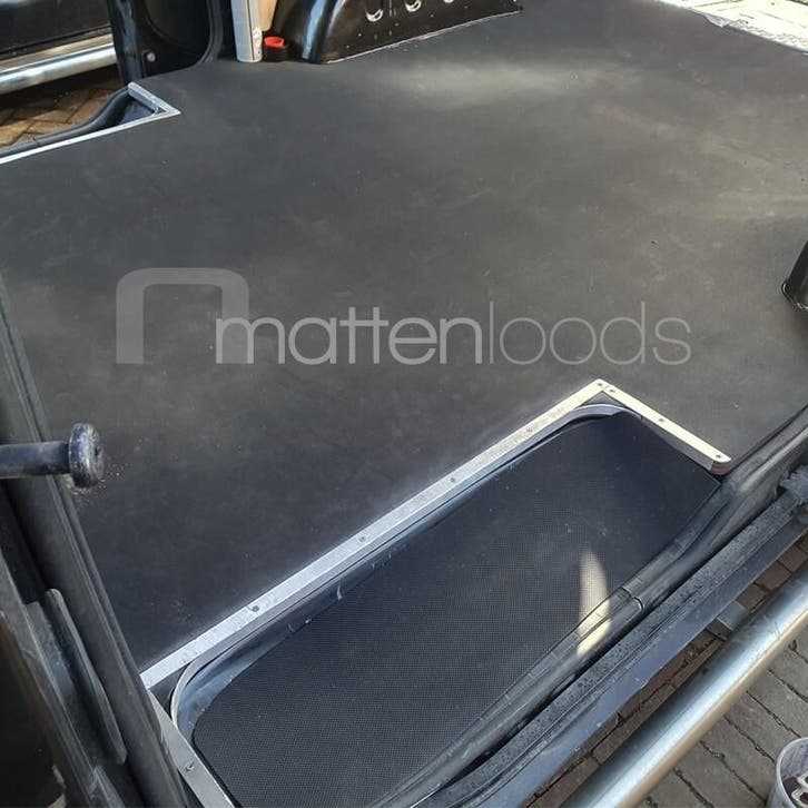 Laadvloermat rubber (traanplaat motief) Opel Vivaro L1 dubbe, Auto diversen, Automatten, Nieuw, Ophalen of Verzenden