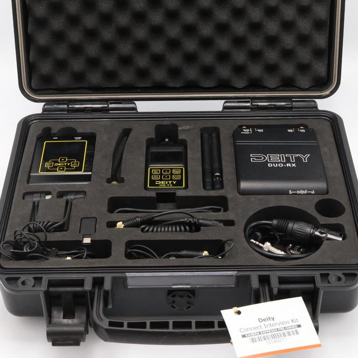 10% korting | Deity Connect Interview Kit, Audio, Tv en Foto, Fotocamera's Digitaal, Gebruikt, Overige Merken, Verzenden