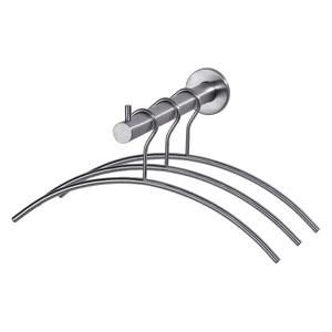 Intersteel garderobesteun met 3 kledinghangers rvs, Verzenden, Nieuw