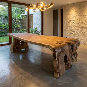 Watervaltafel Suar | 270cm, Huis en Inrichting, Tafels | Eettafels, Ophalen of Verzenden, Nieuw