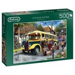 Catching the Bus - Nigel Chilvers - Falcon De Luxe 500 Stukj, Hobby en Vrije tijd, Denksport en Puzzels, Verzenden, Nieuw