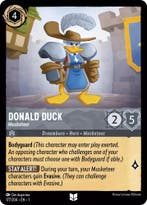 [177/204] - DONALD DUCK - Musketeer ENG NON-FOIL [M/NM], Verzamelen, Ophalen of Verzenden, Nieuw