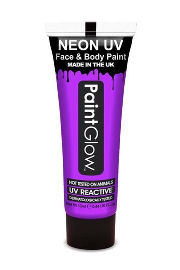 Neon Face & Body paint paars UV G.I.D 10ml, Kleding | Dames, Ophalen of Verzenden, Nieuw