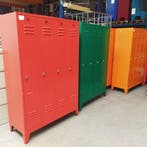 4-deurs industriële metalen lockerkast retro - diverse kleur, Ophalen of Verzenden, Nieuw