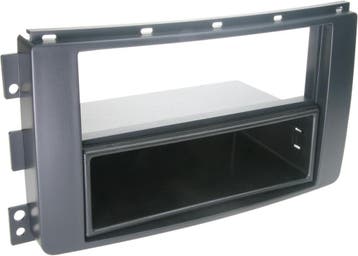 2-DIN Paneel Smart ForTwo/ For Four Kl: Zwart, Auto diversen, Autoradio's, Verzenden, Nieuw