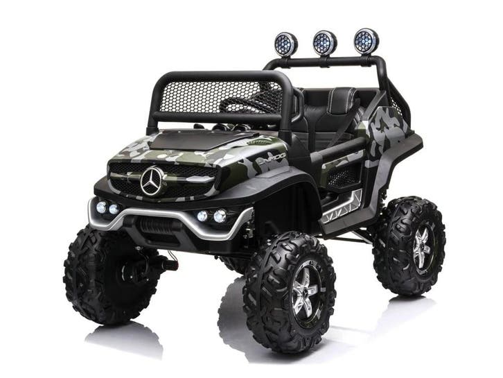 Mercedes-Benz Unimog, 12v kinder accu voertuig, buggy met ve, Kinderen en Baby's, Speelgoed | Buiten | Accuvoertuigen, Nieuw, Ophalen of Verzenden