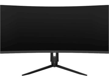 Peaq - UWQHD  Monitor - 34 inch, Computers en Software, Monitoren, Verzenden, Curved, VA, Nieuw