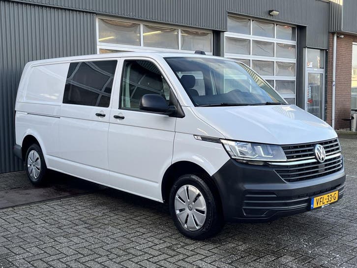 Volkswagen Transporter 2.0 TDI L2H1 30 DC, Auto's, Bestelauto's, Onderhoudsboekje, Lease, Overige kleuren, Handgeschakeld, Wit