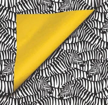 3m Zebra met gele cadeaupapier (Cadeaupapier 3M), Diversen, Cadeaupapier, Ophalen of Verzenden, Nieuw
