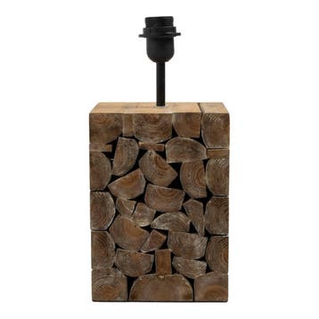 Lampvoet boomstam met kap 37,5 cm, Verzenden, Nieuw