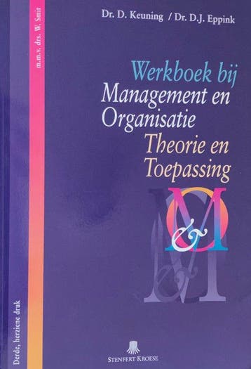 WERKBOEK BIJ MANAG & ORGAN 3DE DR - KEUNING 9789020723656, Verzenden, Gelezen, KEUNING
