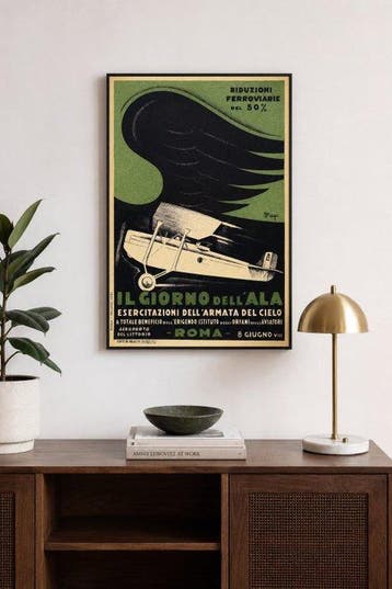 Maga - Aviazione Futurista – Manifesto Storico Aeronautica –