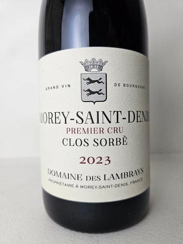 2023 Domaine des Lambrays Clos Sorbè - Morey St. Denis 1er, Nieuw