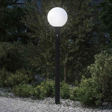 vidaXL Bolderverlichting met sensor 120 cm zwart IP44, Verzenden, Nieuw