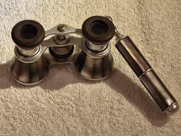 Zoom binoculars - Opernglas mit Lorgnette - 1850-1900 -