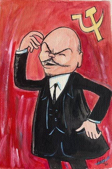 Juan David (1911-1981) - Wladimir Iljitsch Lenin